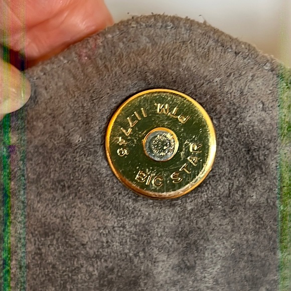 Vintage Eelskin Clutch Crossbody Purse Black 10” x 6.5” Dark Gray - Picture 5 of 9